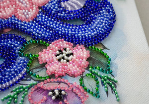 Bead Embroidery Kit Mid-sized bead embroidery kit Embrace of nature