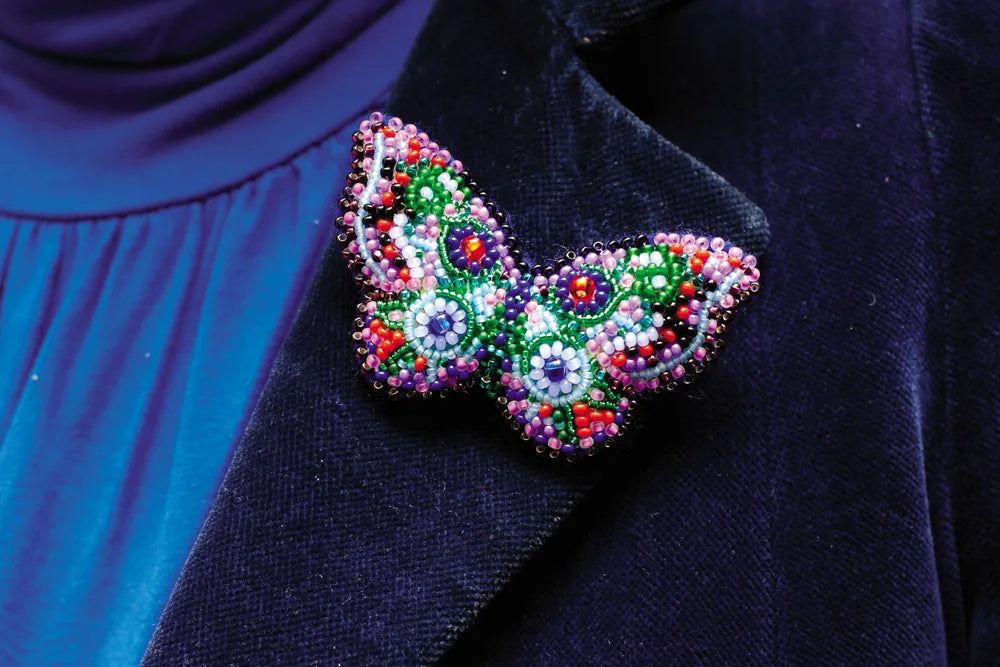 Brooch Embroidery Kit Decoration Butterfly