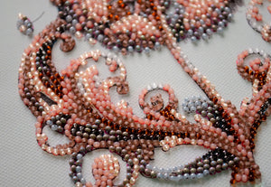 Bead Embroidery Kit Mini Bead embroidery kit Weightless tenderness
