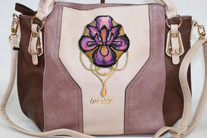 Brooch Embroidery Kit Decoration Flower-de-luce