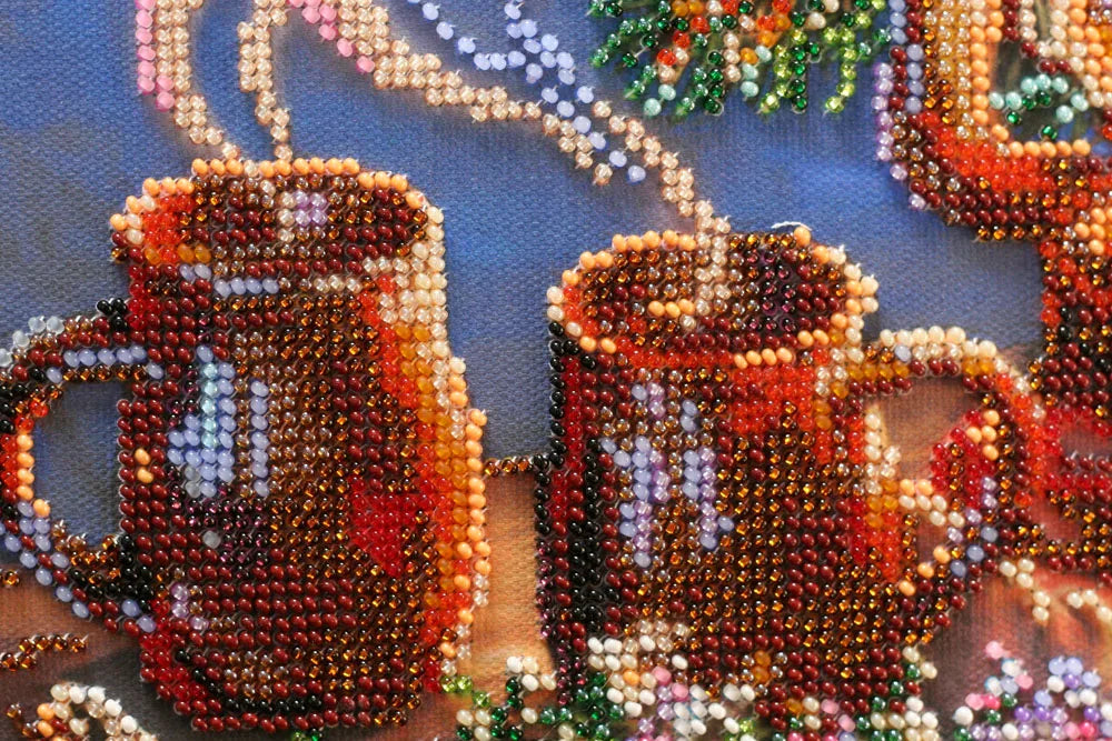 Bead Embroidery Kit Main Bead Embroidery Kit High tea