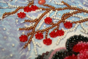 Bead Embroidery Kit Mini Bead embroidery kit Warmth together