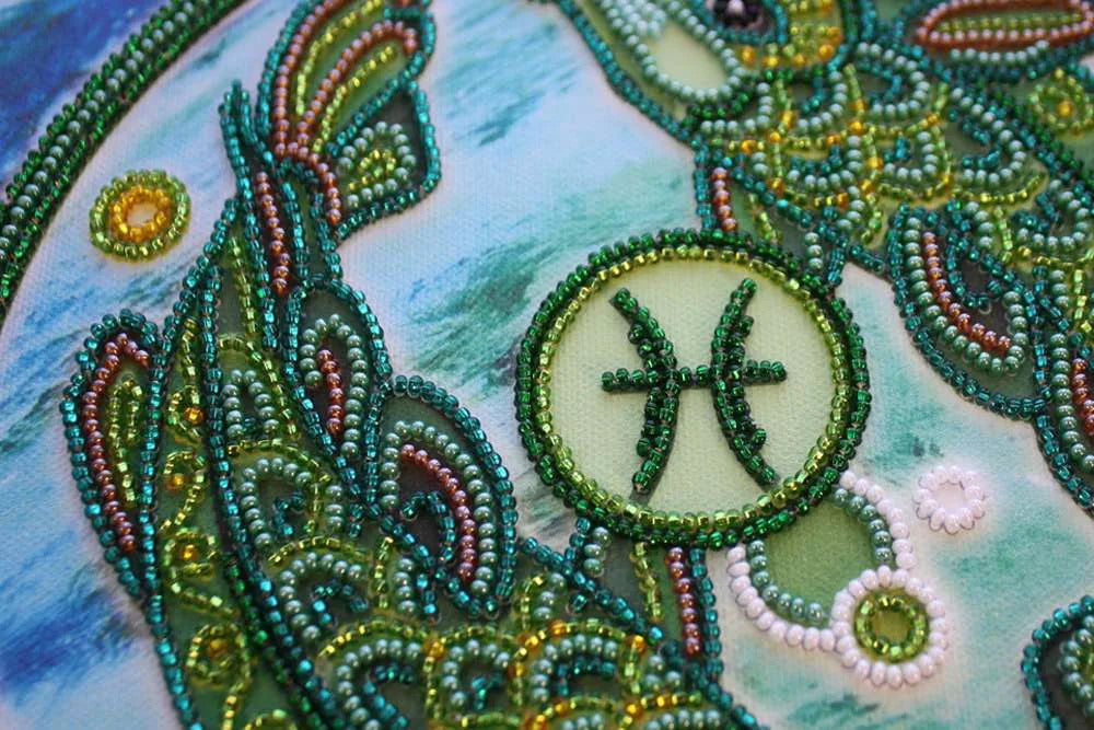 Bead Embroidery Kit Main Bead Embroidery Kit Pisces
