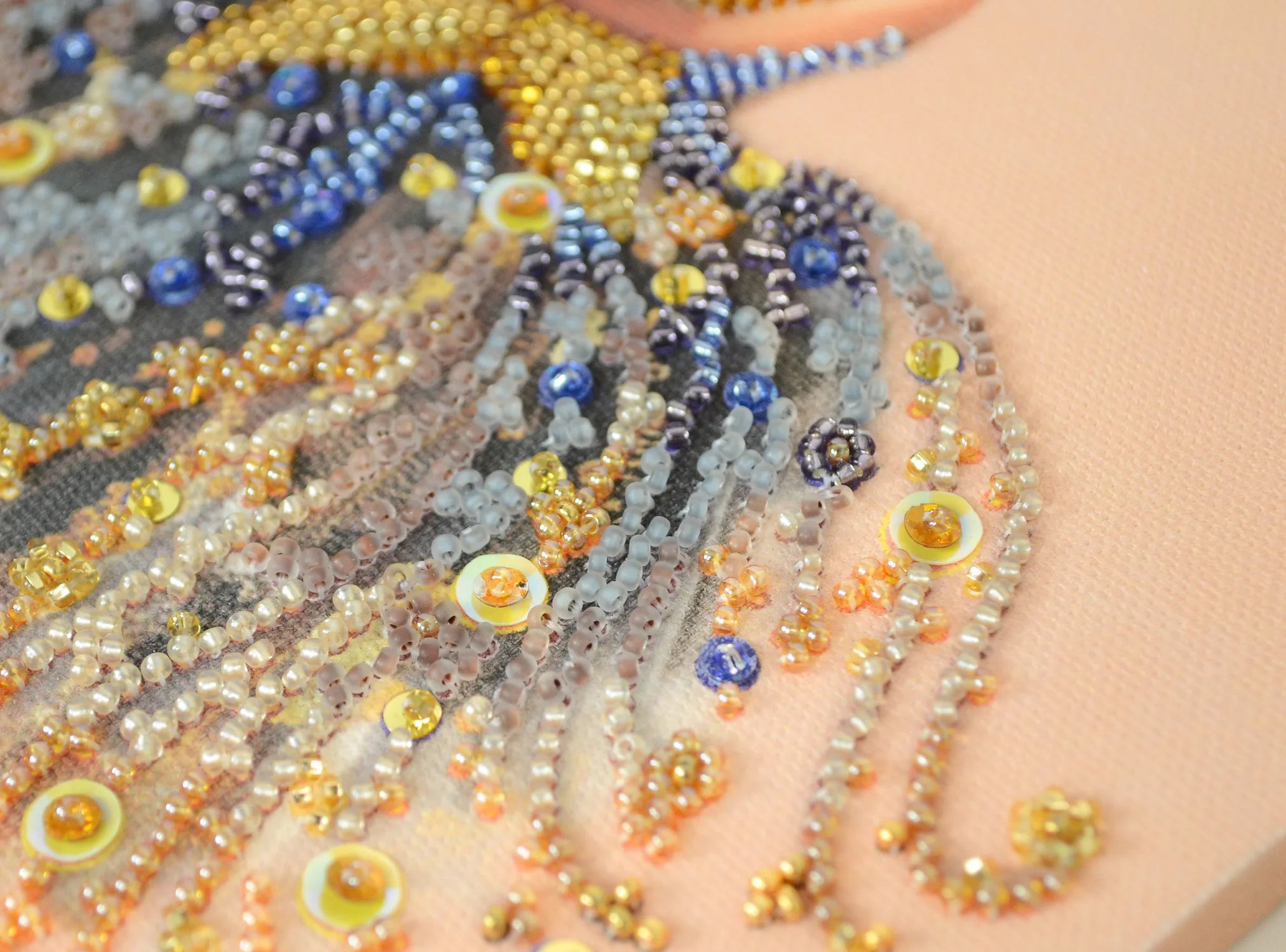 Bead Embroidery Kit Mid-sized bead embroidery kit Star waltz