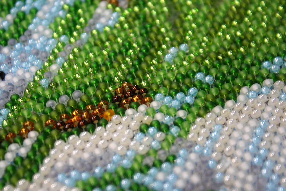 Bead Embroidery Kit Main Bead Embroidery Kit January bitter cold