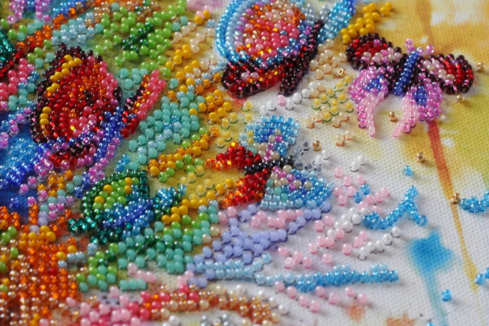 Bead Embroidery Kit Main Bead Embroidery Kit Sparks of sound (Musical display)