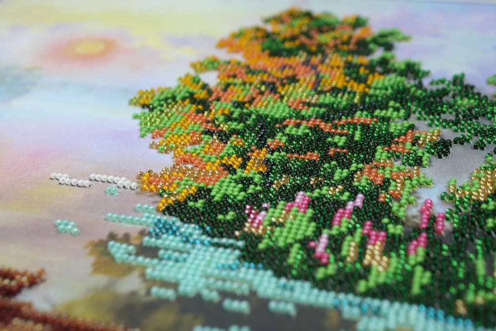 Bead Embroidery Kit Main Bead Embroidery Kit Morning haze