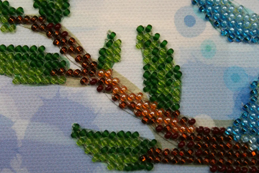 Bead Embroidery Kit On a twig