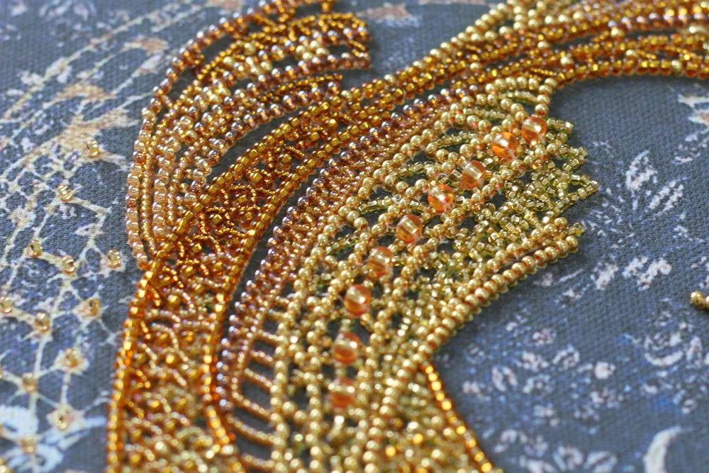 Bead Embroidery Kit Main Bead Embroidery Kit Money fish