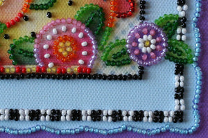 Bead Embroidery Kit Mini Bead embroidery kit Teatime