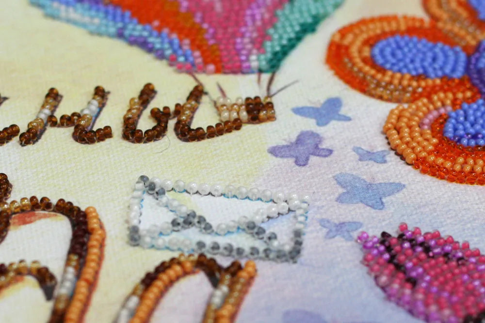 Bead Embroidery Kit Main Bead Embroidery Kit Made from a miracle