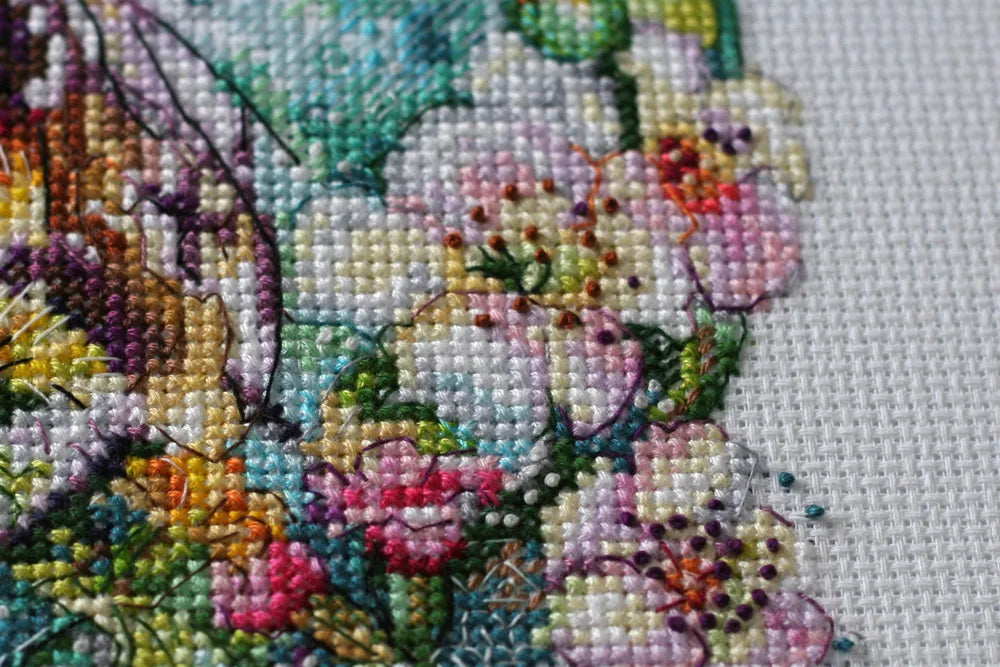 Cross Stitch Kit Cross-stitch kits Caramel spider web