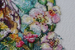 Cross Stitch Kit Cross-stitch kits Caramel spider web