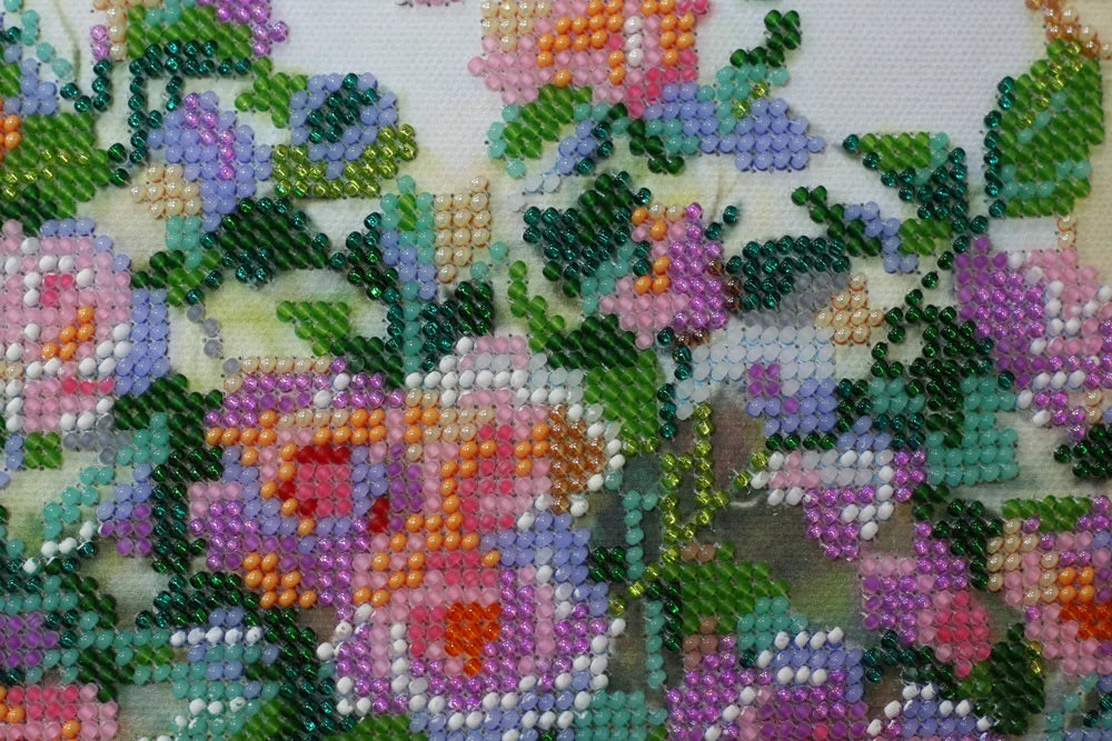 Bead Embroidery Kit Main Bead Embroidery Kit Sweet life