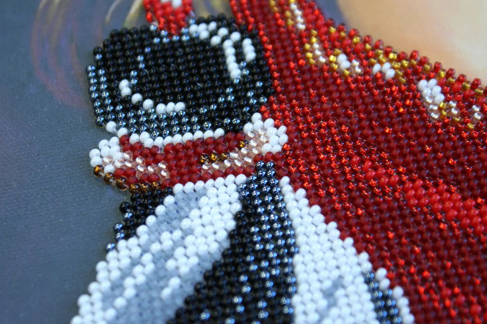Bead Embroidery Kit Main Bead Embroidery Kit Chess queen