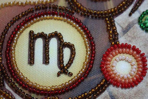 Bead Embroidery Kit Main Bead Embroidery Kit Virgo