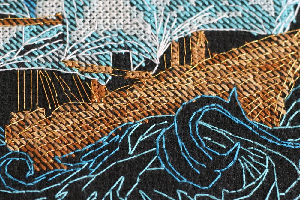 Cross Stitch Kit Cross-stitch kits Sailboat