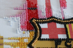 Bead Embroidery Kit Mini Bead embroidery kit FC Barcelona