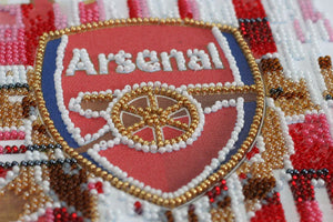 Bead Embroidery Kit Mini Bead embroidery kit FC Arsenal