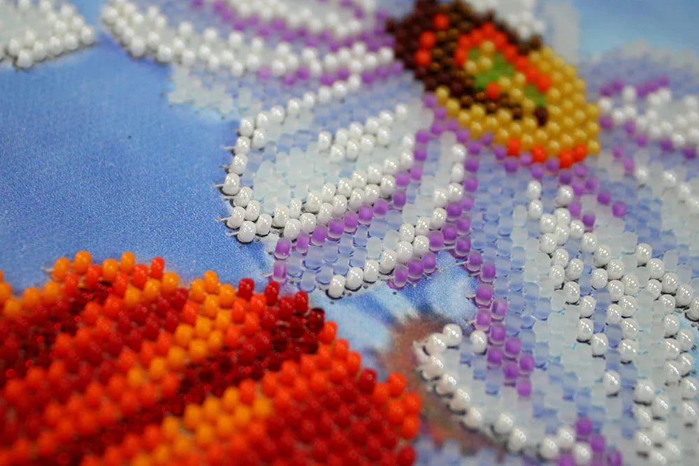 Bead Embroidery Kit Main Bead Embroidery Kit Wild poppies – 1