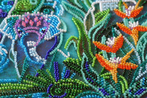 Bead Embroidery Kit Main Bead Embroidery Kit Next to mom