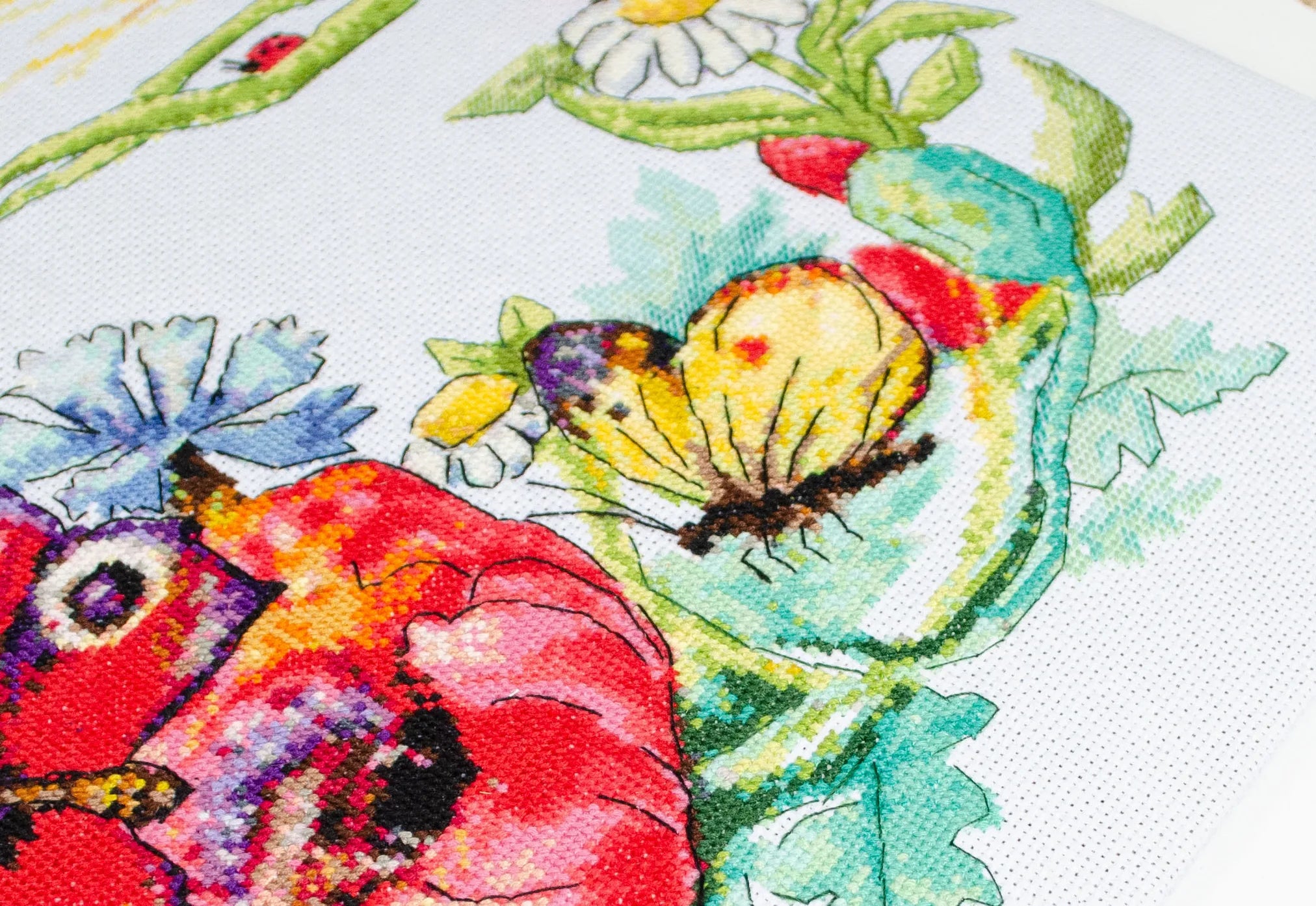 Cross Stitch Kit Cross-stitch kits Summer wreath