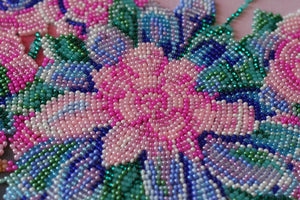 Bead Embroidery Kit Main Bead Embroidery Kit Moon flowers