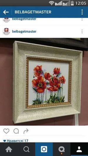 Cross Stitch Kit Cross-stitch kits Scarlet poppies