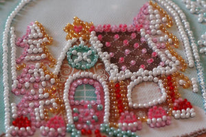 Bead Embroidery Kit Mini Bead embroidery kit Cheerful house