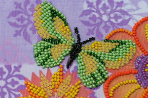Bead Embroidery Kit Mini Bead embroidery kit Amazing flowers
