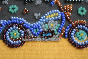 Postcards Bead Embroidery Kit Postcard Bead embroidery kit Have a safe trip