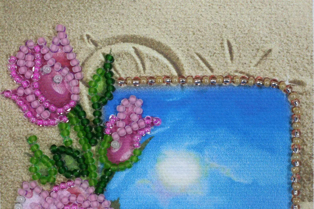 Postcards Bead Embroidery Kit Postcard Bead embroidery kit South night – 1