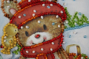 Postcards Bead Embroidery Kit Postcard Bead embroidery kit Happy New Year – 9