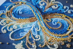 Bead Embroidery Kit Mini Bead embroidery kit Infinity