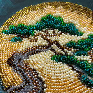 Bead Embroidery Kit Mid-sized bead embroidery kit Tree of Wisdom