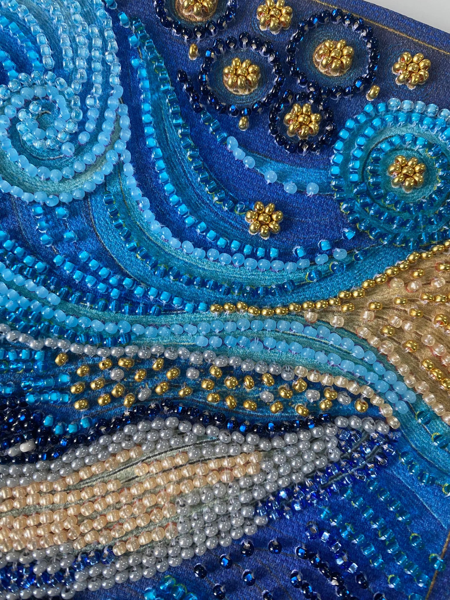 Bead Embroidery Kit Mid-sized bead embroidery kit The grandeur of the depths