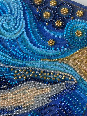 Bead Embroidery Kit Mid-sized bead embroidery kit The grandeur of the depths