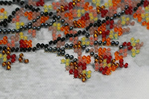 Bead Embroidery Kit Main Bead Embroidery Kit Autumn embankment