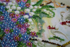 Postcards Bead Embroidery Kit Postcard Bead embroidery kit Happy Angel Day – 1