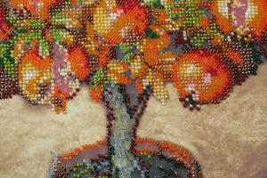 Bead Embroidery Kit Main Bead Embroidery Kit Pomegranate tree