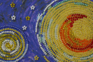 Bead Embroidery Kit Main Bead Embroidery Kit Starlight night