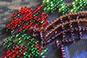 Bead Embroidery Kit Mini Bead embroidery kit Flowers in the pond