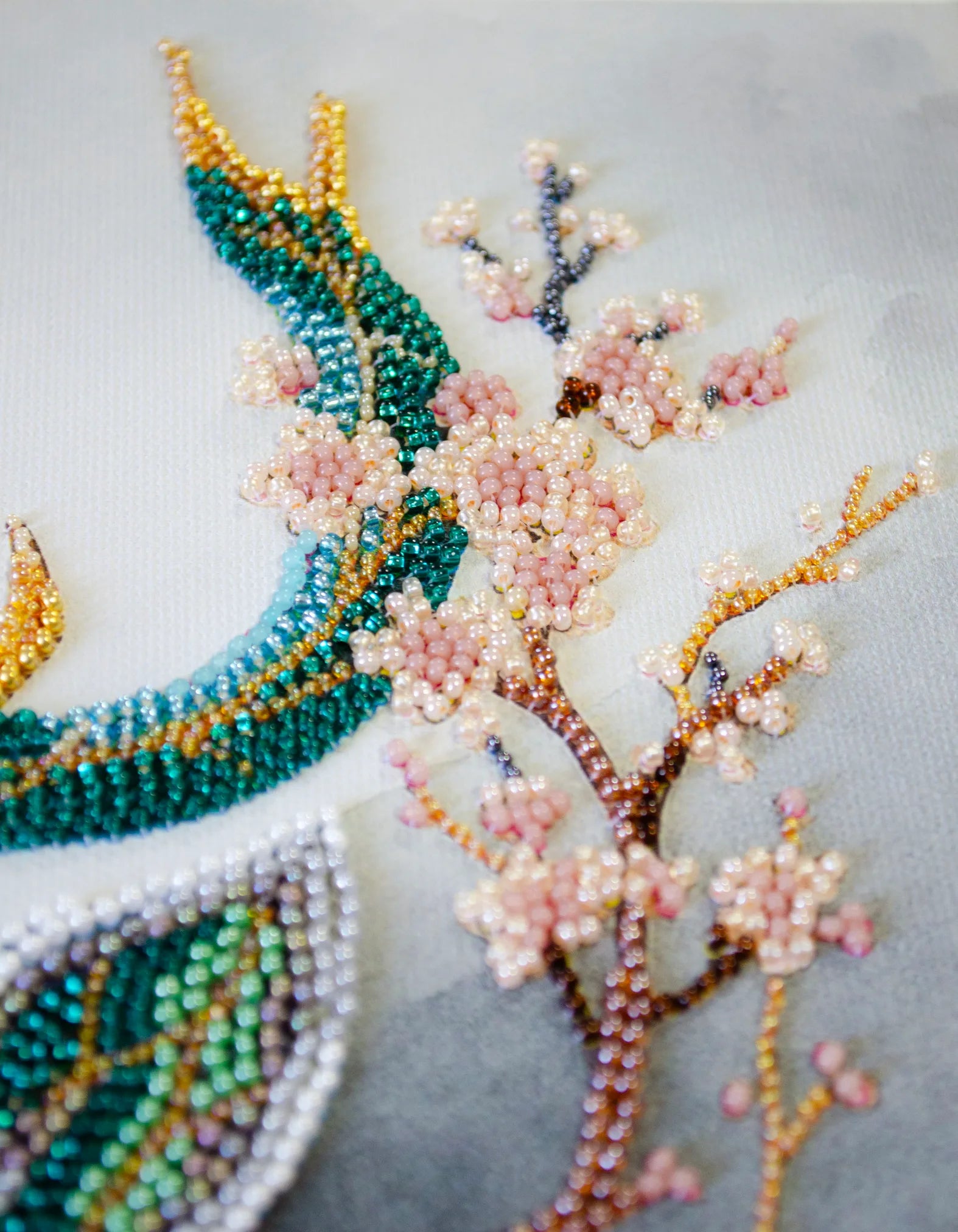 Bead Embroidery Kit Main Bead Embroidery Kit Forest Spirit