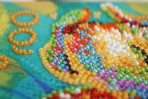 Bead Embroidery Kit Mini Bead embroidery kit Multicolored iris
