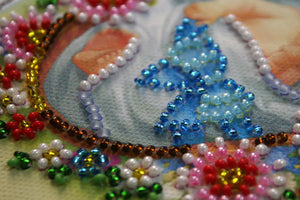 Postcards Bead Embroidery Kit Postcard Bead embroidery kit Baby boy – 1