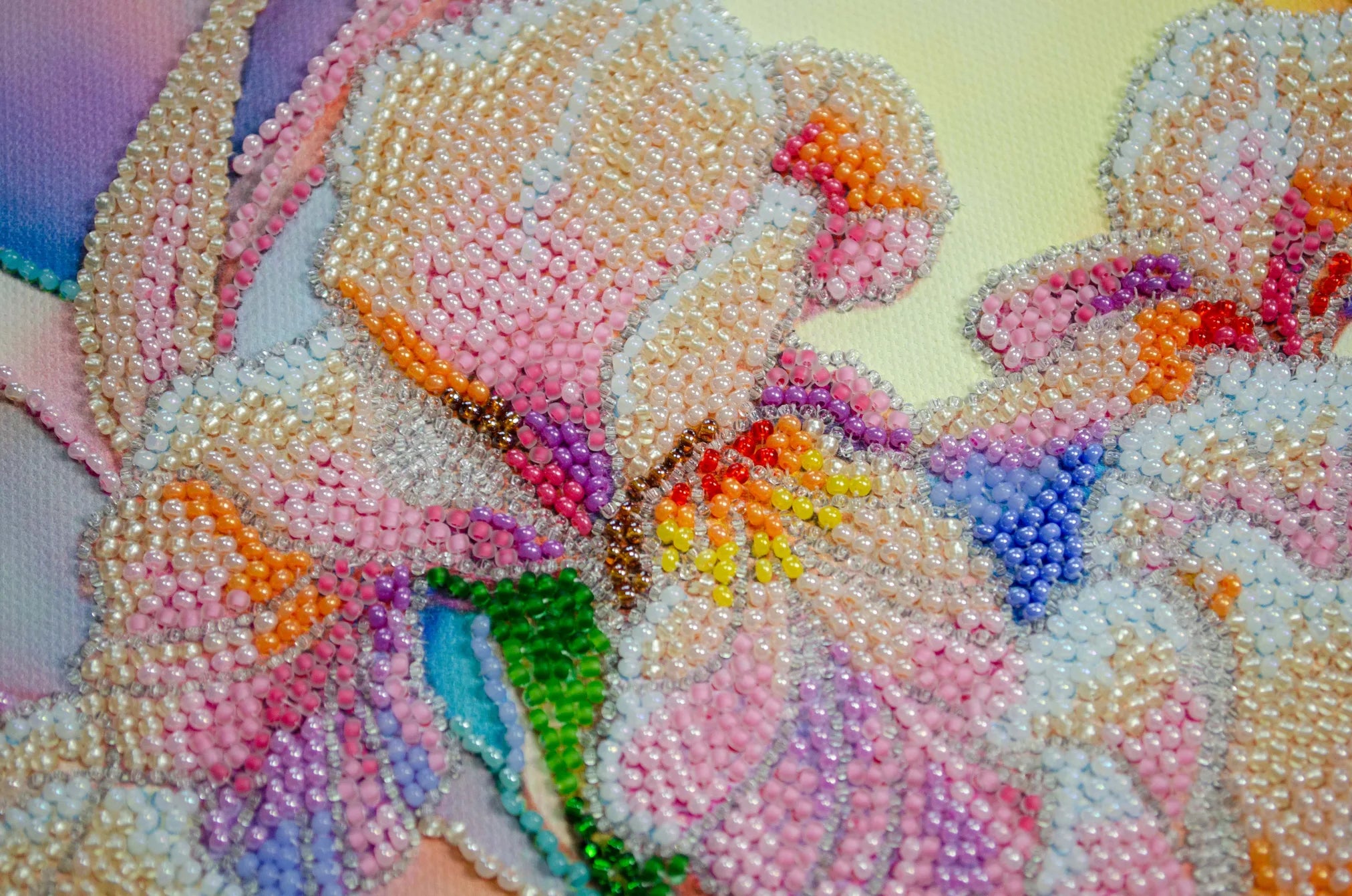 Bead Embroidery Kit Main Bead Embroidery Kit Floral inspiration