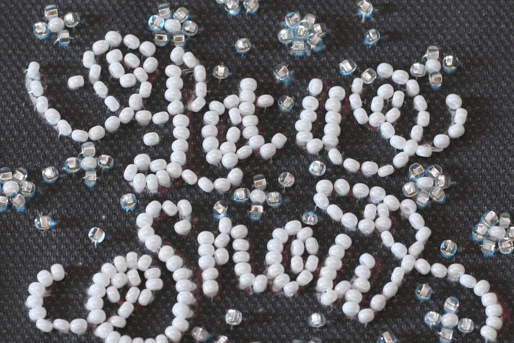 Postcards Bead Embroidery Kit Keychain cross-stitch kit Snow holiday