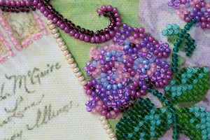 Bead Embroidery Kit Mini Bead embroidery kit Love