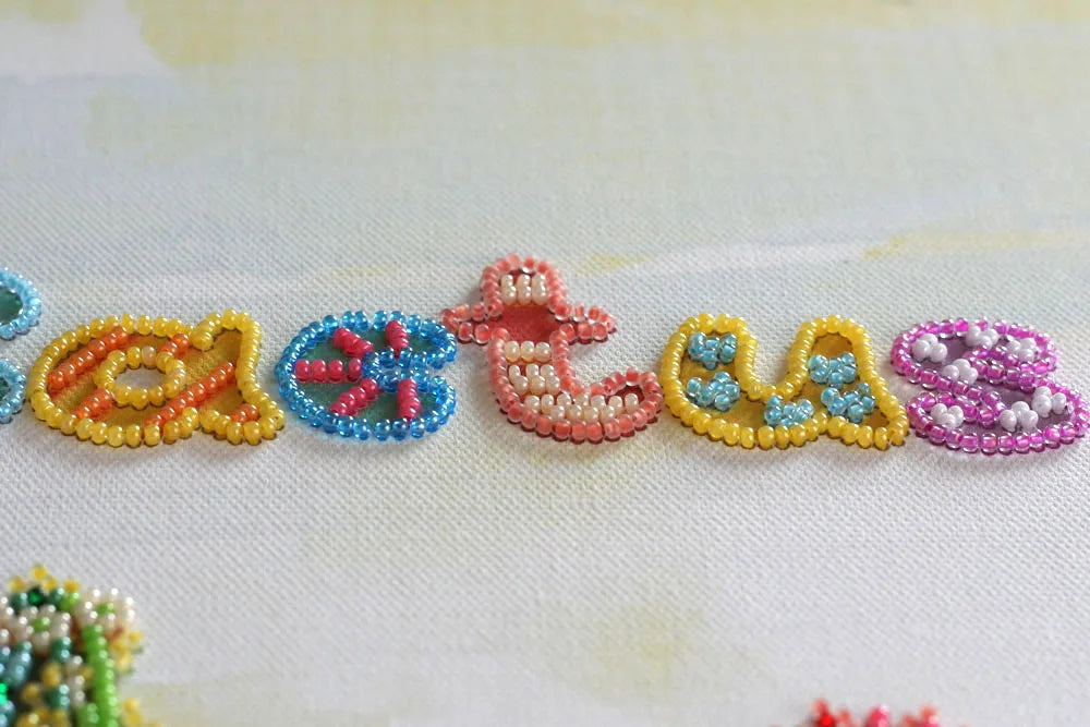 Bead Embroidery Kit Main Bead Embroidery Kit Cactuses