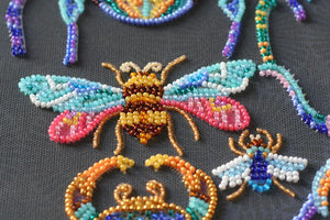 Bead Embroidery Kit Main Bead Embroidery Kit Beetles